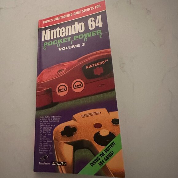 Nintendo 64 Pocket Power Guide Volume 3 - Picture 1 of 7